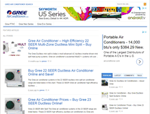 Tablet Screenshot of greeairconditioner.com